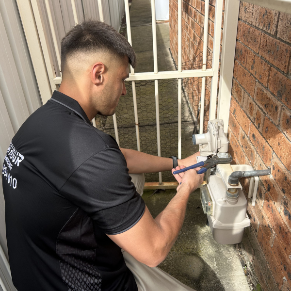 Gas fitting work