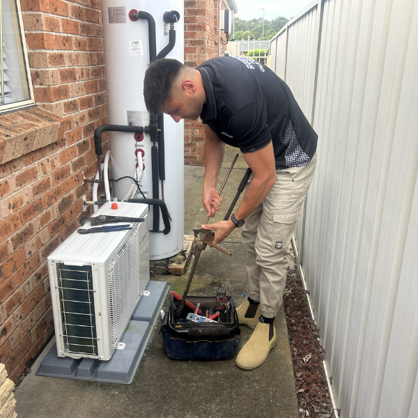 Hot water system installation
